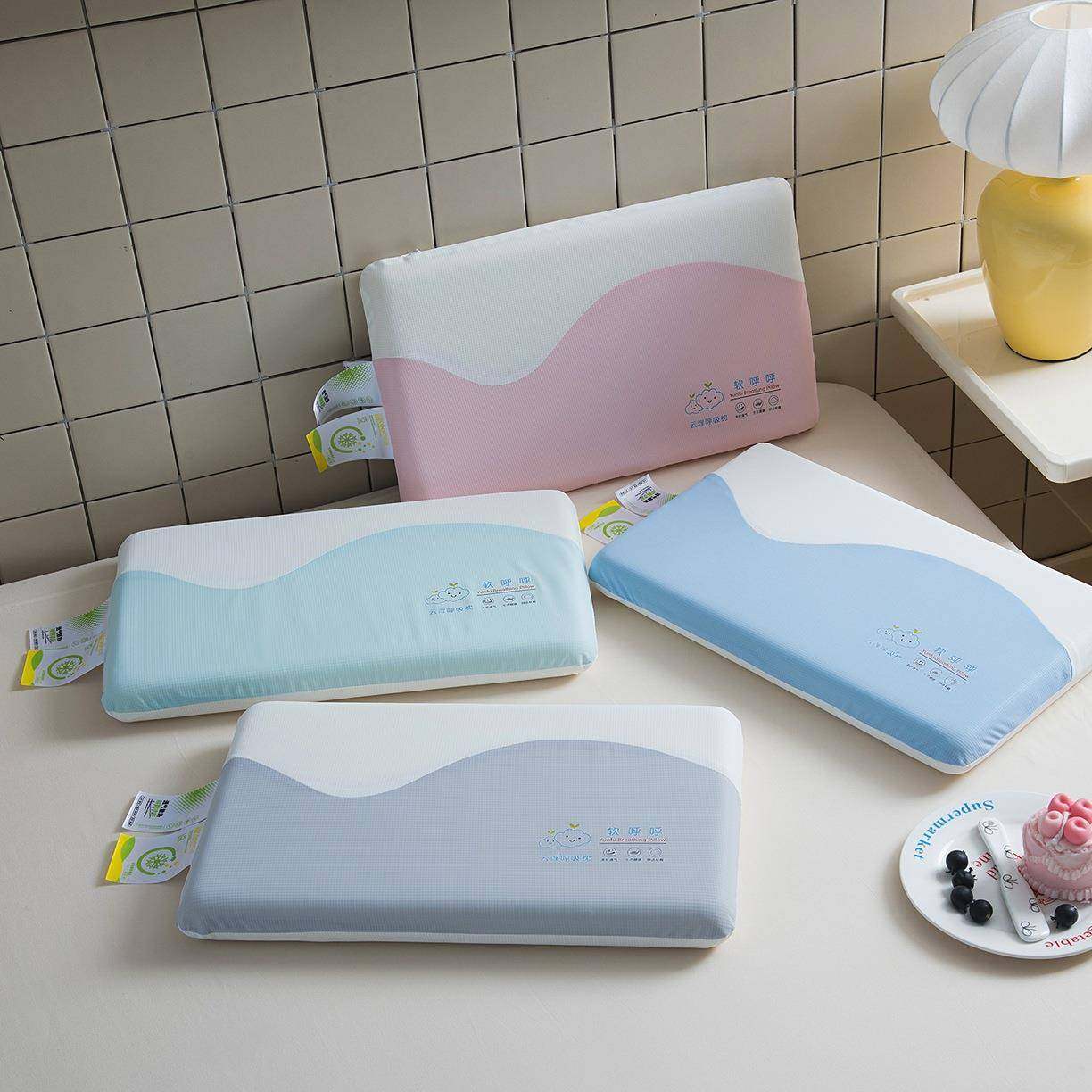 儿童款天丝记忆棉枕芯柔软舒适枕头枕芯护颈椎助睡眠床上用品款