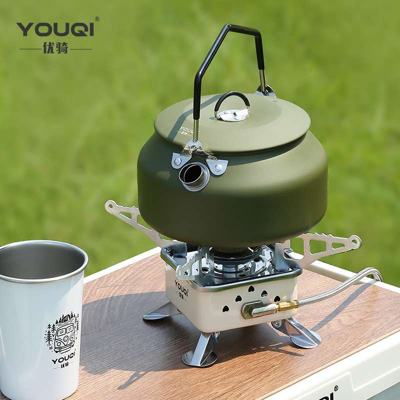 户外烧水壶便携式茶具茶壶煮茶烧茶煮水泡茶野营卡式炉露营汀兰壶