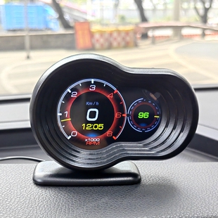 F9汽车智能OBD多功能显示器行车电脑油耗表故障码 涡轮压力表改装