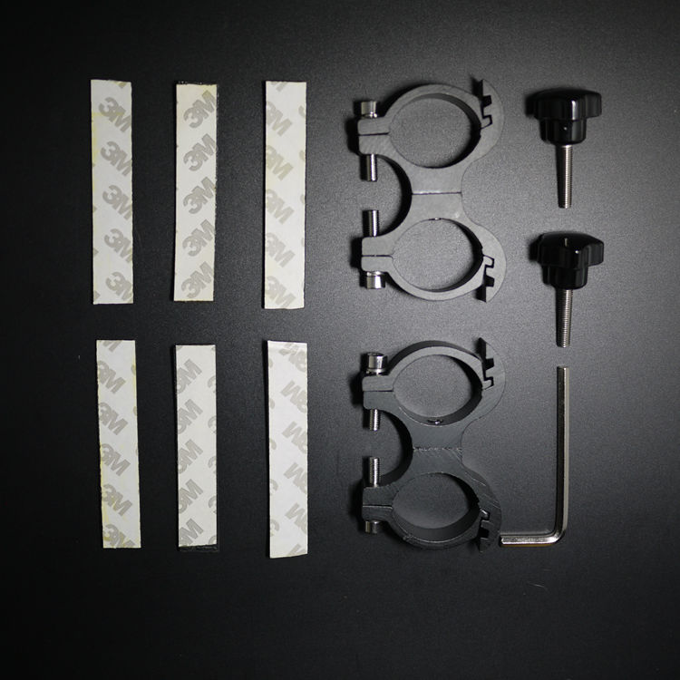 路野装备铁锹工兵铲固定支架越野车行李架车顶框平台铝合金卡子