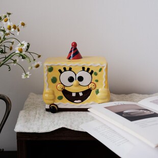 饰可存可取陶瓷存钱罐 宝宝桌面装 Lovely.国外订单可爱海