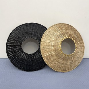 竹编古风武侠斗笠帽古风拍摄道具圆形帽可做舞蹈表演道具精品手工