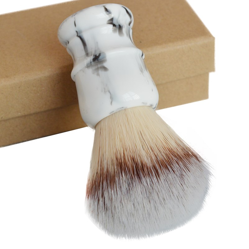 帝诗柔T软人造丝剃须刷水墨山水胡刷男士剃须皂打泡沫刷修面刷子