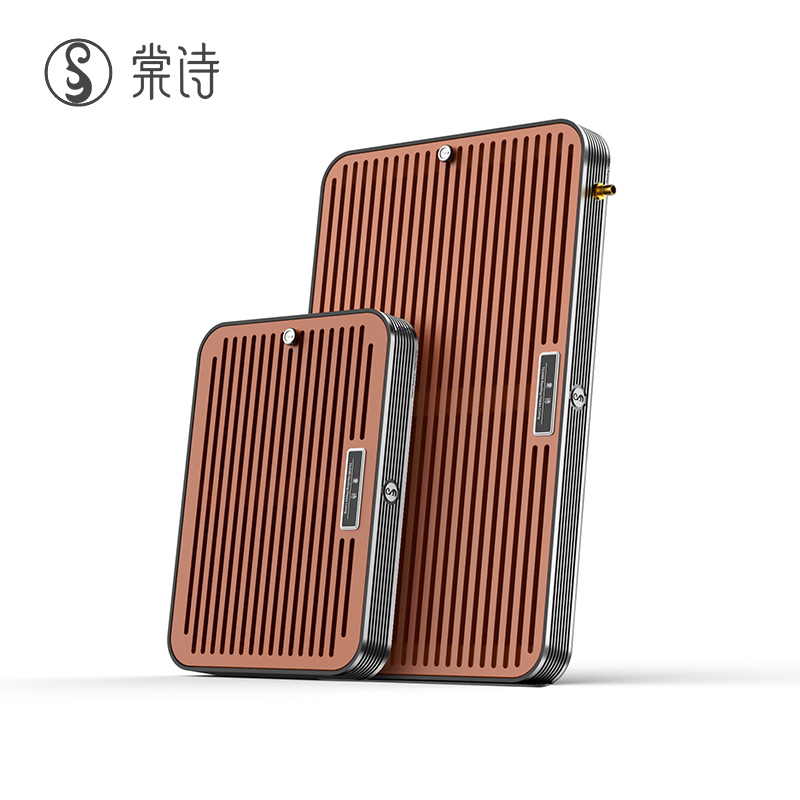 棠诗电木茶盘家用简约小型储水乾泡盘可排水两用铝合金玻璃托盘