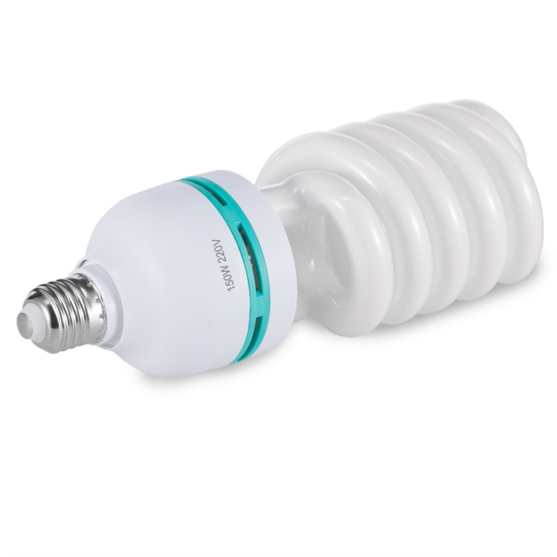 MK1W白光摄影灯泡节能灯50K三基色专业造型棚拍补光灯柔光箱