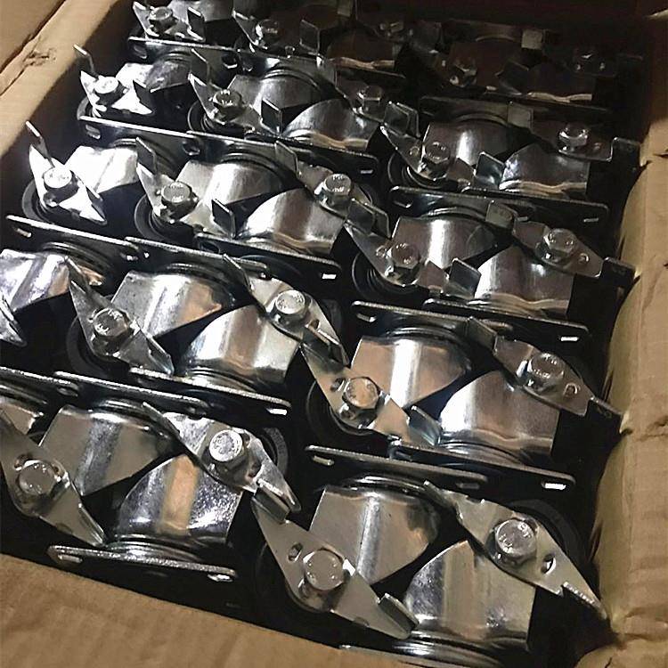 3寸低重心加脚万向轮承2寸工业重型转向2寸2.5寸轮刹车重轮子牛仔
