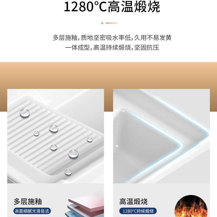 阳台锈F98H7M76钢支架陶瓷洗衣盆池带搓衣加深洗板衣台不盆一体落