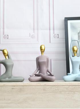 创意书家居客厅博书桌办电公桌视柜架古MY0257架桌面树脂小摆件工