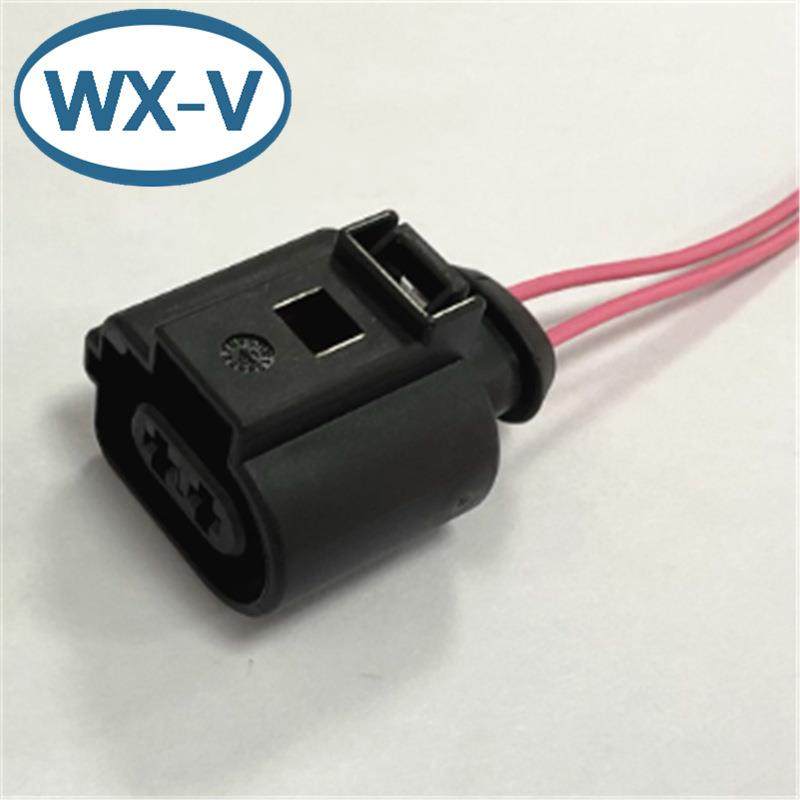 x0973722G线束1JXKL097372大众雾灯喷2水插头80D9738622防水连接