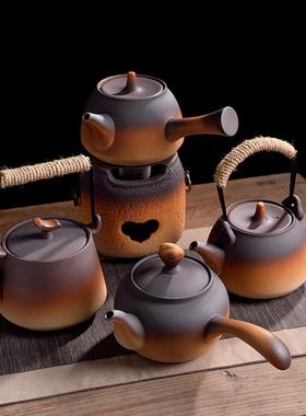 耐热烧家水茶器罐罐茶套装围炉煮煮茶用室内XTG2feZr壶酒精炉陶瓷