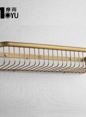 全铜超厚单欧层网网篮式仿ZJI古篮置物架