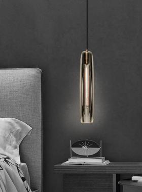 全铜水晶灯吊轻奢后现样代板间14429餐卧室床头吧台港式厅个性小