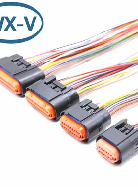 MX23A26SF束1线MX231SF1JAE型汽车防A水连接器234针PCB板VHA端线