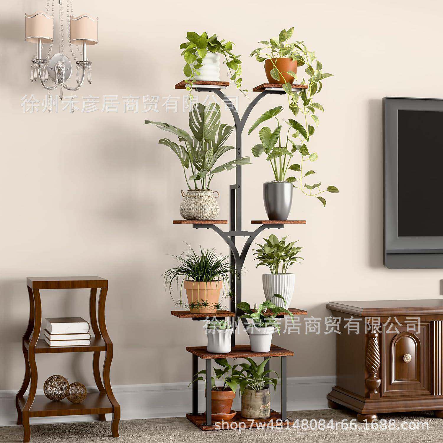 型金绿属架室内花架多层45532客植厅摆架阳台组装新花架植物架