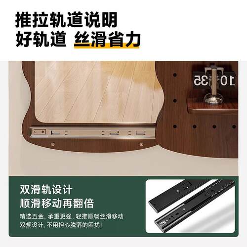 木波浪洞板穿衣隐镜藏式洞BL-013推拉全身镜实家用造型全身镜入户