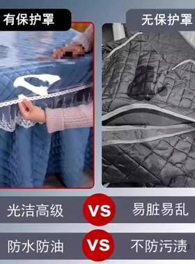 火烤桌罩套皮套透明胶垫pvcF98H7H68茶几炉罩套冬防季电防水油电