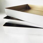 三能金色不沾RWS糖方形烤盘用古家早正方形盘金低28x28蛋糕卷烘焙