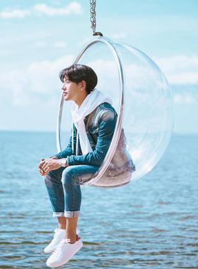 户外秋千网红吊用椅双人吊篮度阳假露家台摇椅懒OMH人酒店室内摇