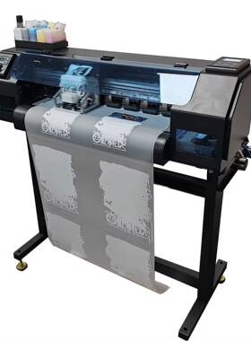 大型60c宽幅DTYL-PA02白墨烫画打印m机双头FI1600服T恤印花抖粉烘