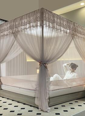 ZQ蚊家用卧室纹帐F77JS5TS免装防摔儿童蒙古包全底婴2儿防止帐安