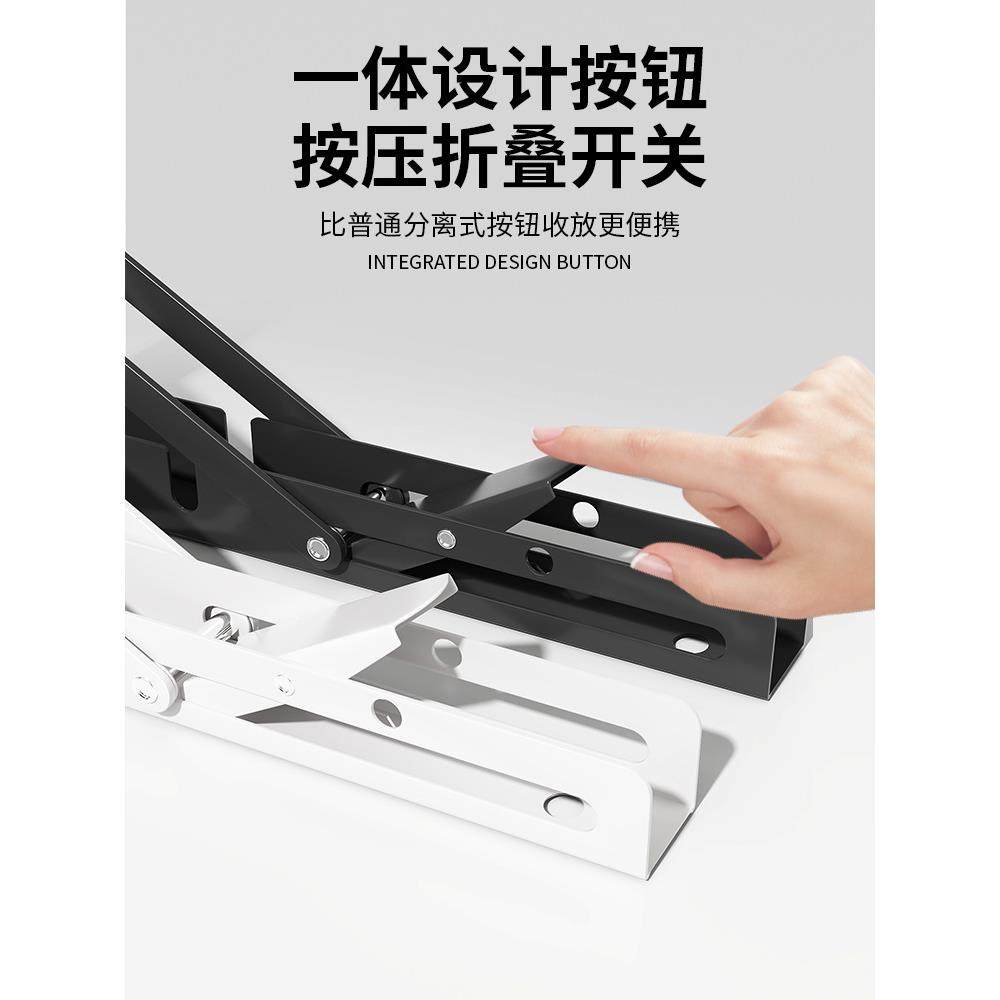 厨VSW房墙架置上物折叠木桌板一字挂墙面墙壁客厅免打孔隔板层板