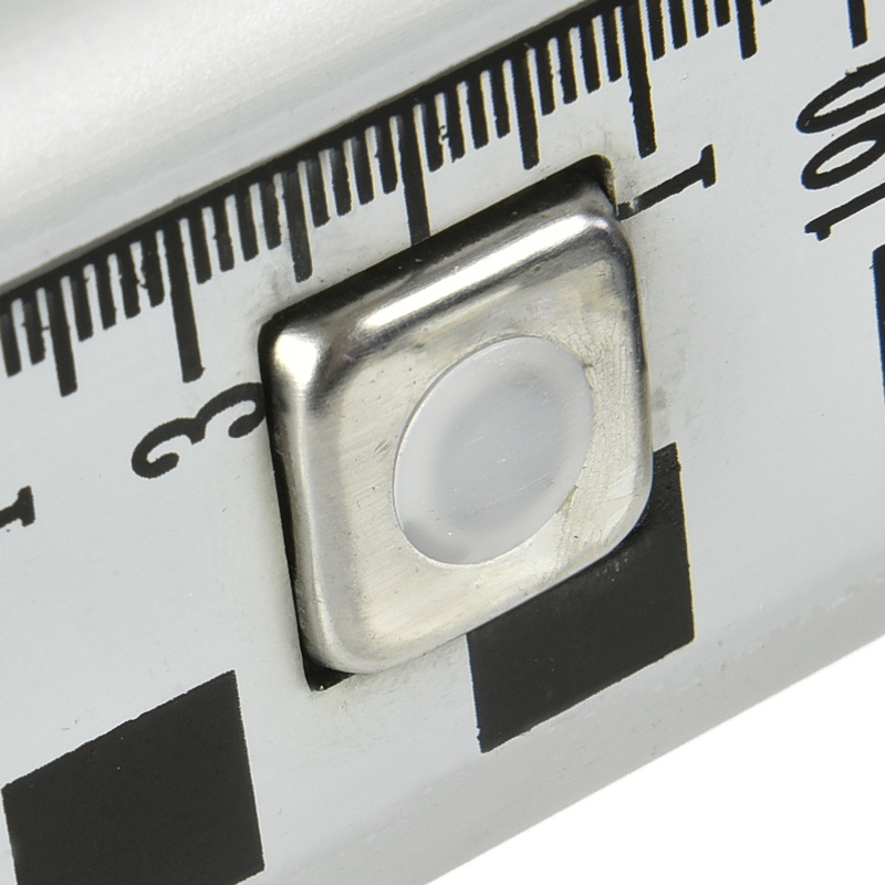 华昌加厚塔尺水准仪铝合金5米伸缩5m尺色面刻度伸缩标尺测量