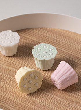 莲蓬工艺品小摆件茶壶底座盖置茶道配件书房桌面简约现代装饰品