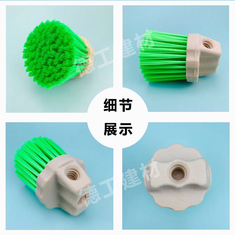 艺术漆质感圆形艺术刷油漆进口金属丝绒天鹅绒转圈造型艺术绿毛刷