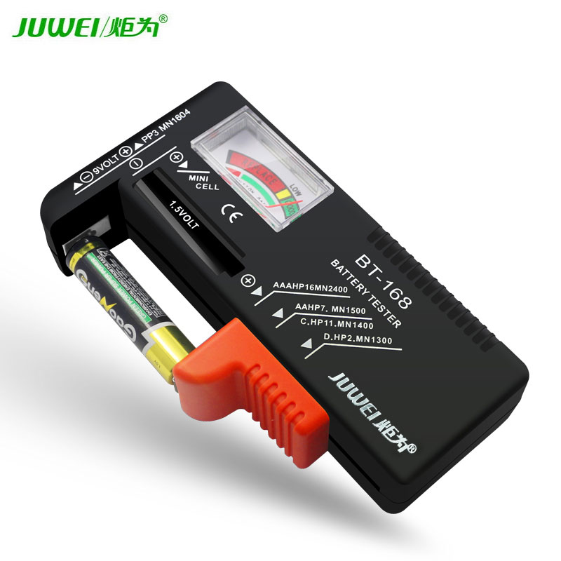 炬为便携式5号7号1.5V 9V 干电池容量测试仪电压电量指针表检测器