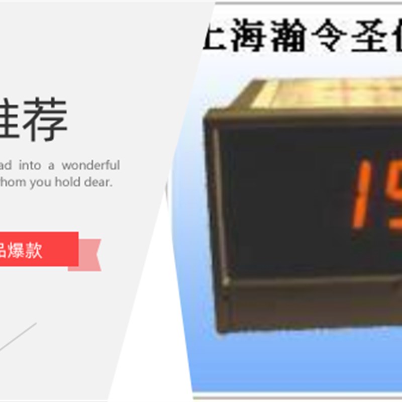 电压信号数显转速表DP3-RPM