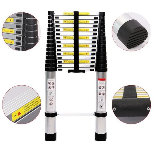 信霆 单面伸缩铝合金竹节梯 XT-ZJ7 .7米 银色 (单位:台)