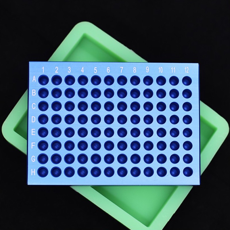 离心管低温冰盒 PCR冰盒 冷冻模块24孔 60孔 96孔低温配液恒温适