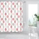 免安装 彩色圆圈几何窗帘儿童浴室干湿分离防水隔断浴帘 洗澡帘欧式