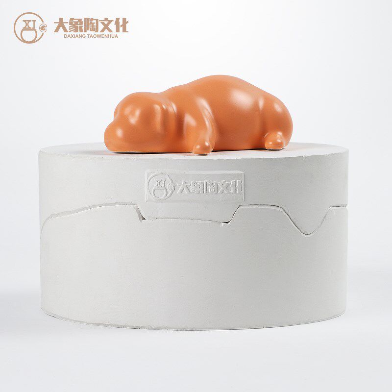 陶艺模具 陶瓷石膏注浆模具 DIY荷兰犬动物摆件 泥浆成型辅助工具