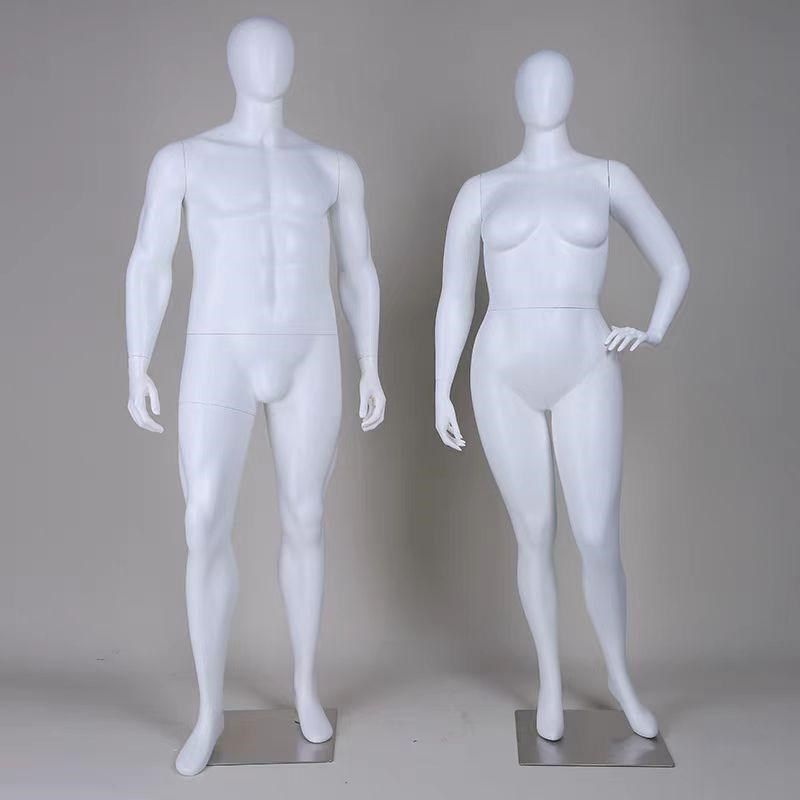 服装加大码模特道具男全身女肥胖假人偶欧美XL胖妈拍照仿真展示架