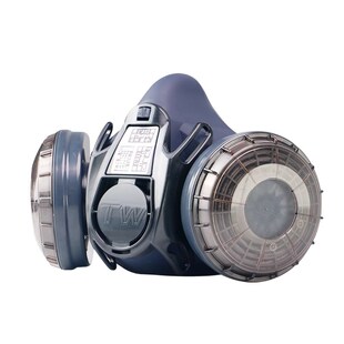 日本重松TW02S硅胶口罩防护面具U2K可水洗滤芯防尘毒烟味二保电焊