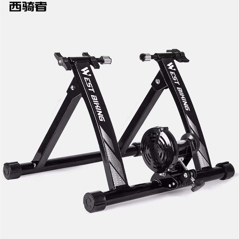 西骑者骑行台公路车山地自行车磁阻室内健身训练台滚筒家用骑车台