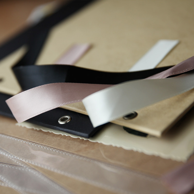 复古牛皮纸黑卡相簿手工DIY胶卷相册本粘贴插页式同学录活页影集