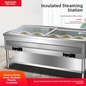 小碗菜保温台商用不锈钢电热包子馒头保温柜浏阳蒸菜台炖罐保温台