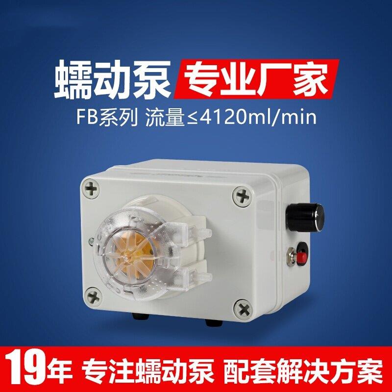 FB系列蠕动泵大流量精准实验室小型自吸循环泵24V工业微型抽水泵