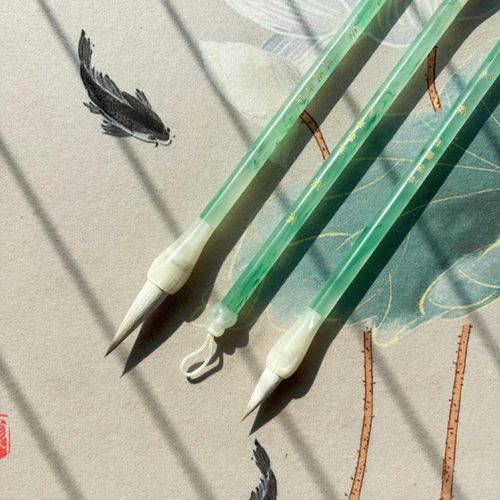 玉墨斋  新款扶苏 狼羊兼毫毛笔中楷书行书欧楷颜楷小行书专用