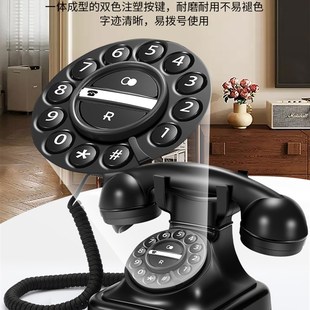 工艺古董装 创意老式 饰电话 复古电话机座机家用仿古电话机时尚 欧式