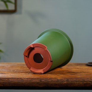 精品紫砂花盆民国绿手工兰花盆大口径春兰剑兰专用盆室内桌面绿植