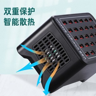 多孔位usb插排大功率多功能插座插位多口充电器插头扩展器插线板