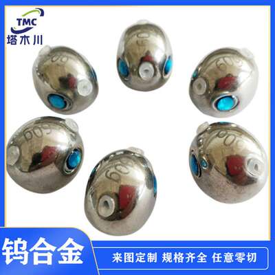 深海钓钨合金渔坠钨坠 钨鱼坠仿鸟头型钨坠体积小60g80g120g200g