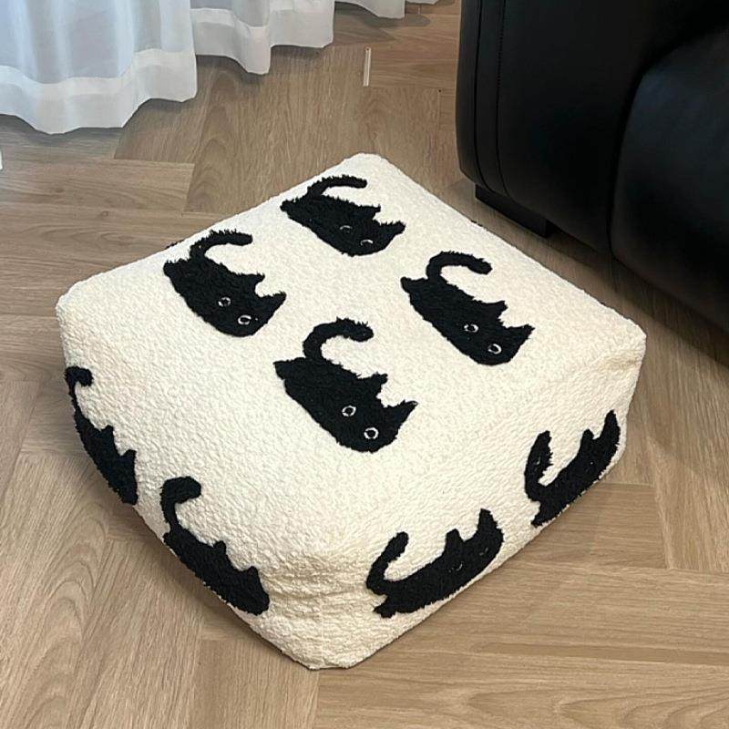 小猫咪客厅坐墩懒人沙发坐垫防屁股痛家用矮凳创意地板榻榻米阳台,电子元器件市场,其它元器件,淘宝优惠券,粉丝福利购,淘宝优惠卷