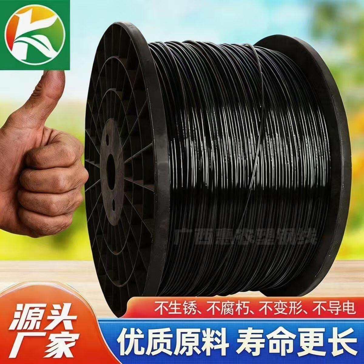 高强度塑钢线绳子新型大鹏专用百果香葡萄架爬藤网压膜线托幕拉线