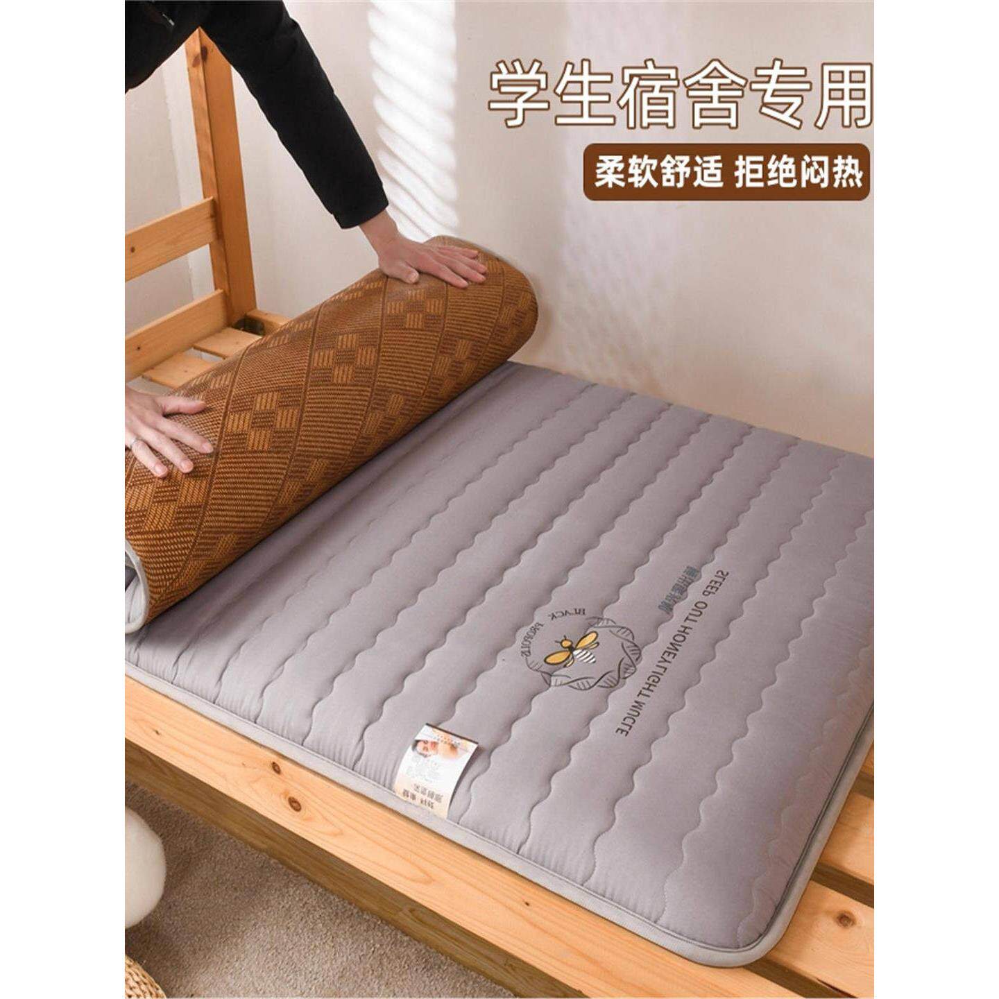 双面床垫学生宿舍藤垫软垫单次租赁专用垫睡眠垫海绵垫冬夏两用