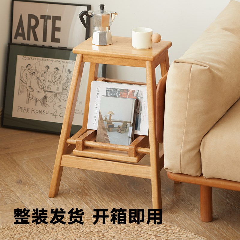 北欧风格实木梯凳家用可折叠登高梯子两用楼体凳小户型坐凳