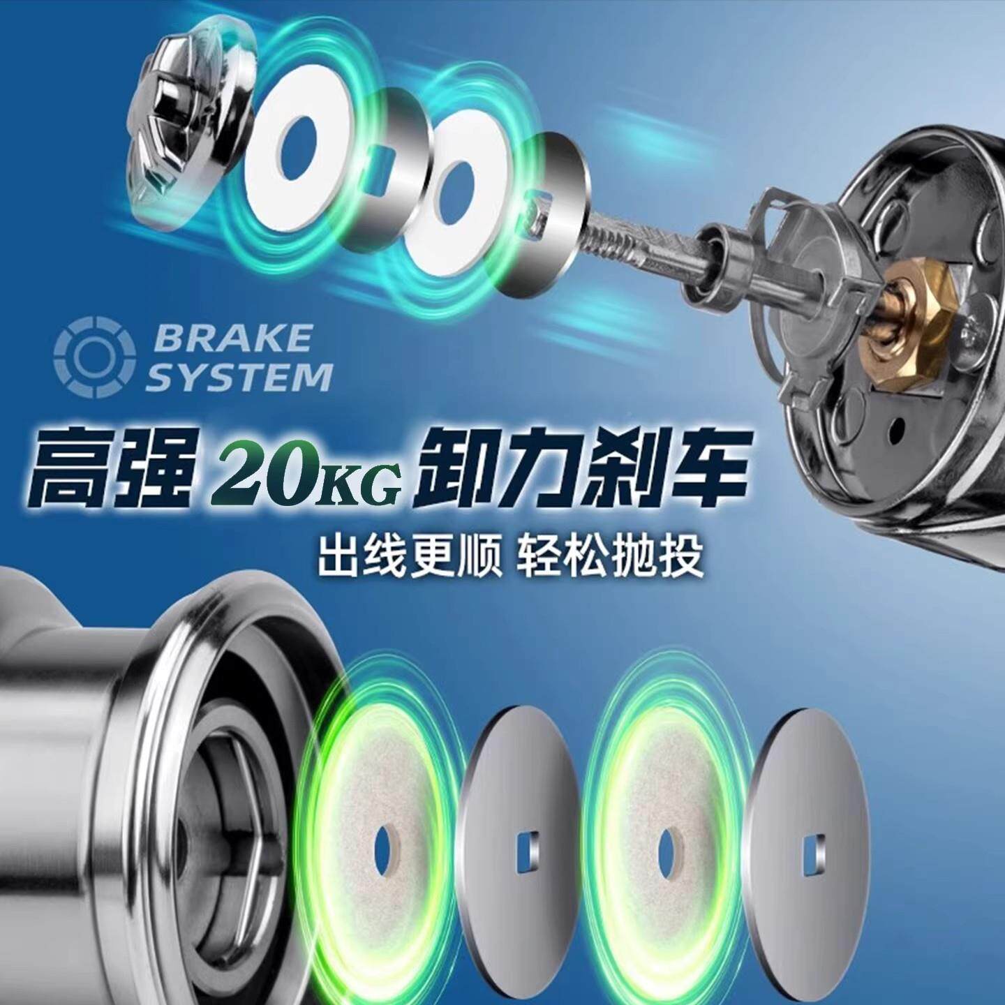 纺轮小车斯特鱼线轮拉全属斜口线杯远投微物防海水鱼线轮金海浅竿